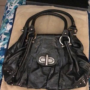 Green Genuine Leather tote bag. In very good condition.